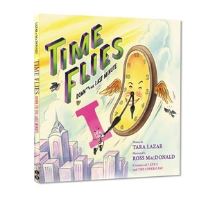 英文原版  Time Flies:Down to the Last Minute 私人侦探 I 系列 第3本 时光飞逝：直到最后一分钟 精装 小布朗绘本