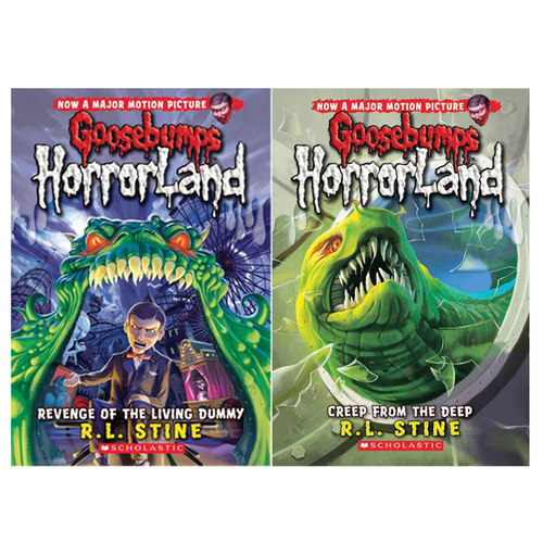 预售 英文原版 鸡皮疙瘩惊恐乐园 2册 Goosebumps HorrorLand 恐怖冒险章节书 全彩插图 R.L. Stine