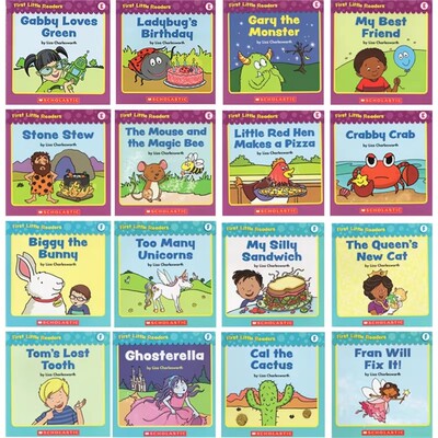 孤品清仓  英文原版 学乐小读者 英文分级绘本 First Little Readers Level E&F 学乐 Scholastic小读者分级阅读绘本正版16本套装