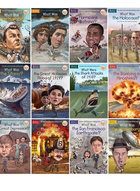 历史事件灾难事件 12册 Who HQ Disasters Who Was Who Is What is  英文原版 泰坦尼克号 庞贝古城 旧金山大地震