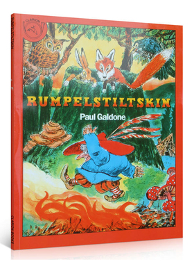 英文原版 Rumpelstiltskin 童话故事侏儒怪 小红母鸡同作家Paul Galdone 汪培珽第五阶段 名家绘本