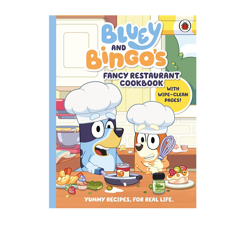 小蓝狗布鲁伊 神奇的菜谱 Bluey Bluey and Bingo’s Fancy Restaurant Cookbook 英文原版 儿童启蒙故事绘本
