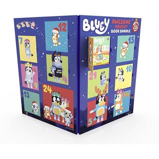 Awesome Advent Book 预售 小蓝狗布鲁伊倒数盲盒日历书 Bluey Bundle 圣诞节 英文原版