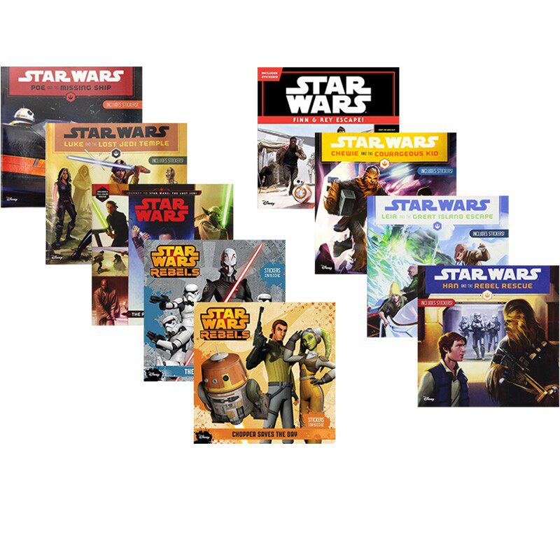 英文原版 星球大战义军崛起 动画版同名绘本故事图画书 Star Wars Rebels 9册 天行者的崛起