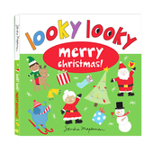 Looky Magsamen Merry 精装 英文原版 Sandra Christmas 圣诞节 启蒙认知系列绘本图画书