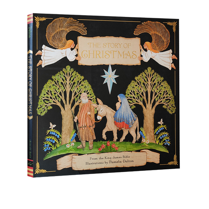 英文原版The Story of Christmas 圣诞节的由来 精装全彩图画故事书 Pamela Dalton