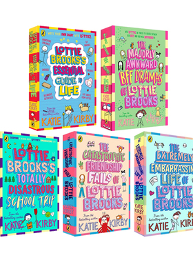 英文原版 洛蒂布鲁克斯 旅行/生活指南/闺蜜闹剧/尴尬生活Lottie Brooks 友谊与成长 青少年课外读物 Katie Kirby