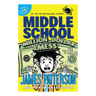 英文原版 Middle School#16: Million Dollar Mess 地狱高中生活 电影原著 校园成长小说 幽默小说 中小学英语课外阅读提升