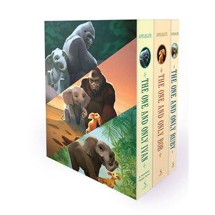 英文原版 The One and Only Ivan, Bob, and Ruby 3册盒装 纽伯瑞奖得主 Katherine Applegate 儿童课外阅读 纽约时报畅销