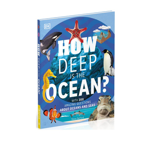 预售 英文原版 How Deep is the Ocean? 海洋知识 DK少儿图解科普百科 知识类绘本图画书 22年新品
