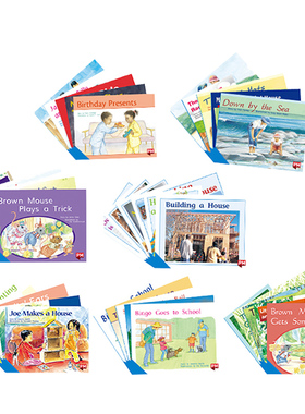 新词推理 L9-L12 一年级36册 Blue蓝色套装 PM Readers 彩虹阅读 小学生分级阅读 小花生精选阅读教辅 英文原版启蒙绘本