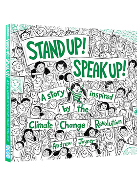 英文原版 Stand Up Speak Up 站出来说出来 精装 2020纽约时报推荐绘本