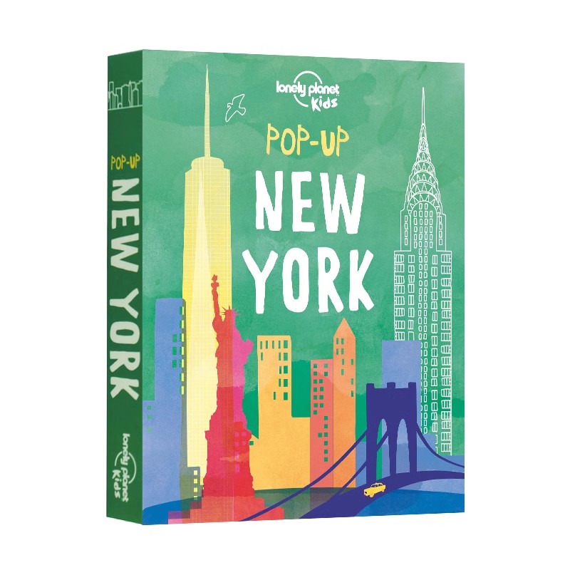 预售 英文原版 Lonely Planet Kids Pop-up New York 孤独星球 美国纽约立体书 儿童艺术精装趣味绘本