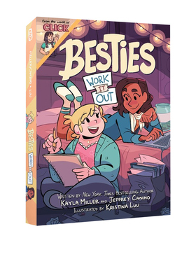 英文原版 Besties: Work It Out (The World of Click) 儿童奇幻冒险漫画书小说 畅销书作家 Kayla Miller
