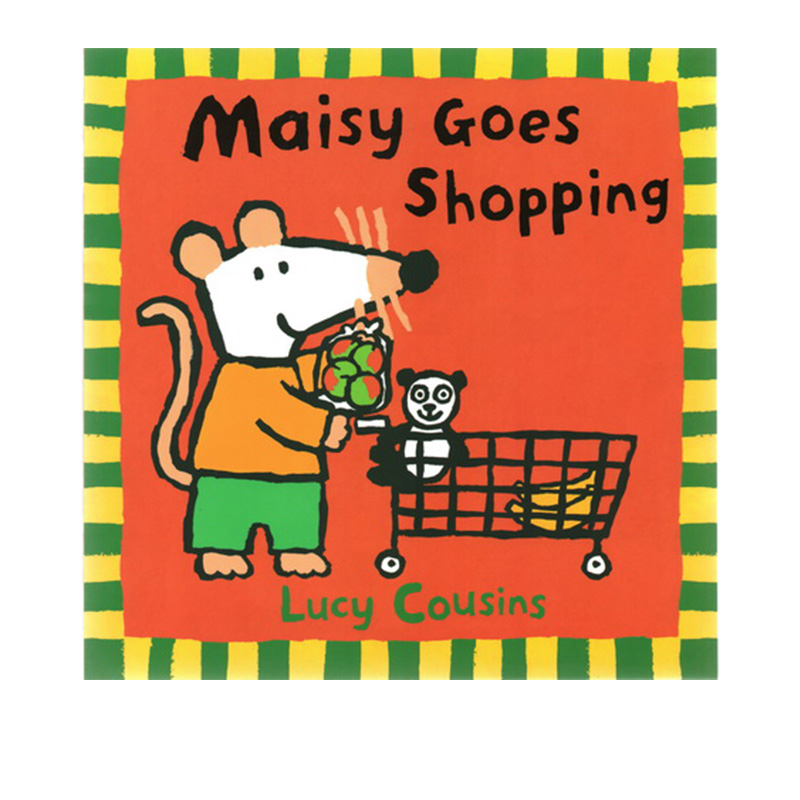 英文原版 Maisy Goes Shopping 小鼠波波去超市 廖彩杏推荐绘本 儿童启蒙认知图画故事书 宝宝亲子读物 Lucy Cousins