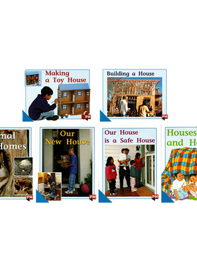 L12一年级 新词推理 Blue蓝色套装4 PM Readers 彩虹阅读 6册 小学生分级阅读 小花生精选阅读教辅英文原版启蒙绘本