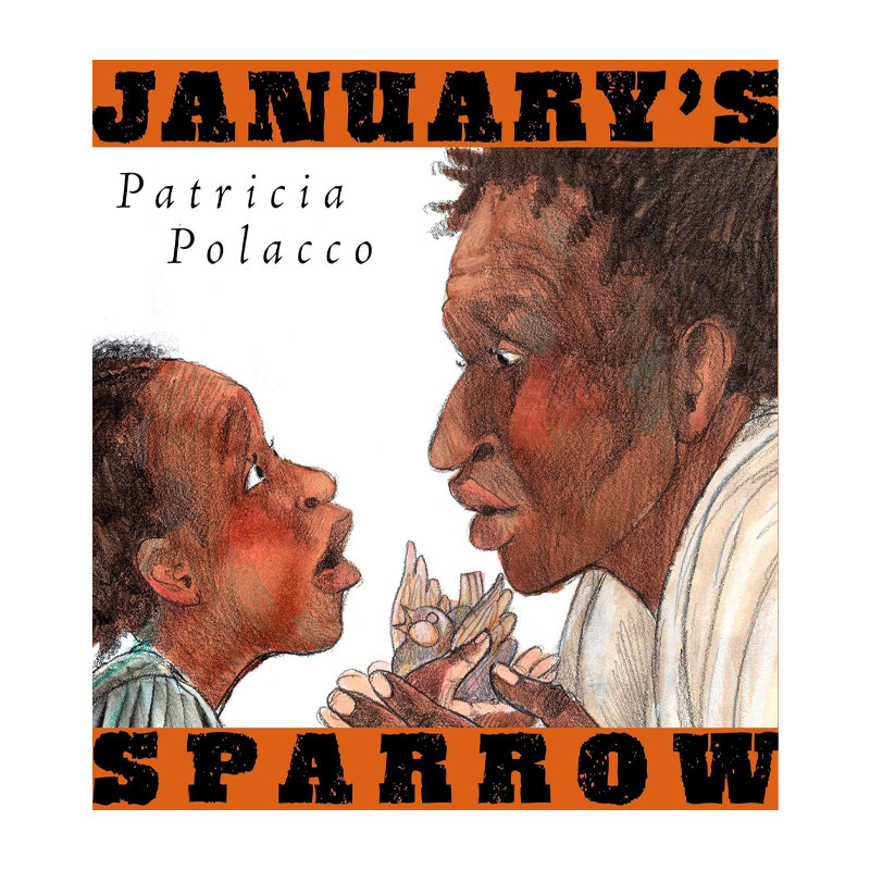 预售 英文原版 January'S Sparrow 一月的麻雀 Patricia Polacco 凯迪克金奖名家 精装 儿童人文故事绘本