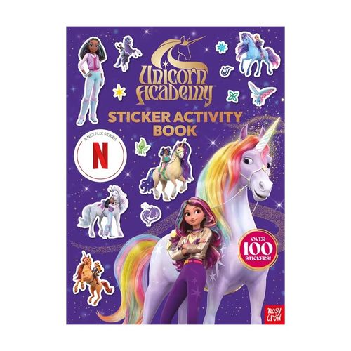 预售 英文原版 独角兽学院Netflix 系列贴纸书  Unicorn Academy Sticker Activity Book