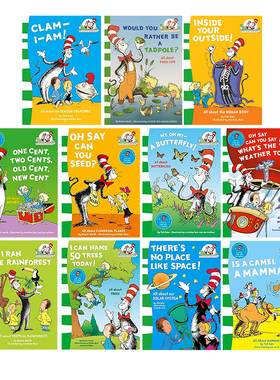 【可单拍】苏斯博士科普图书馆 Cat in the Hat's Learning Library 戴帽子的猫讲科学恐龙/植物/天气/人体/太阳系 Dr Seuss