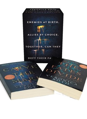 英文原版 Carve the Mark/The Fates Divide 死亡刻痕 2册合售 分歧者同作者Veronica Roth 青少读物儿童小说