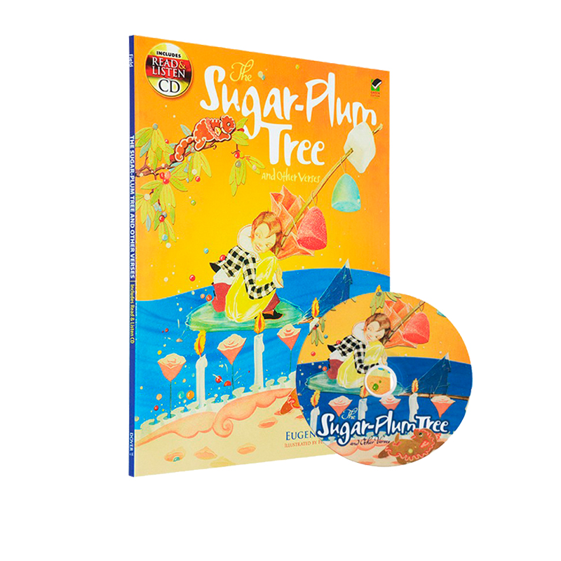 美国童年诗人 尤金·菲尔德诗集 The Sugar-Plum Tree and Other Verses 英文原版 章节故事书 附CD Dover Children's Classics