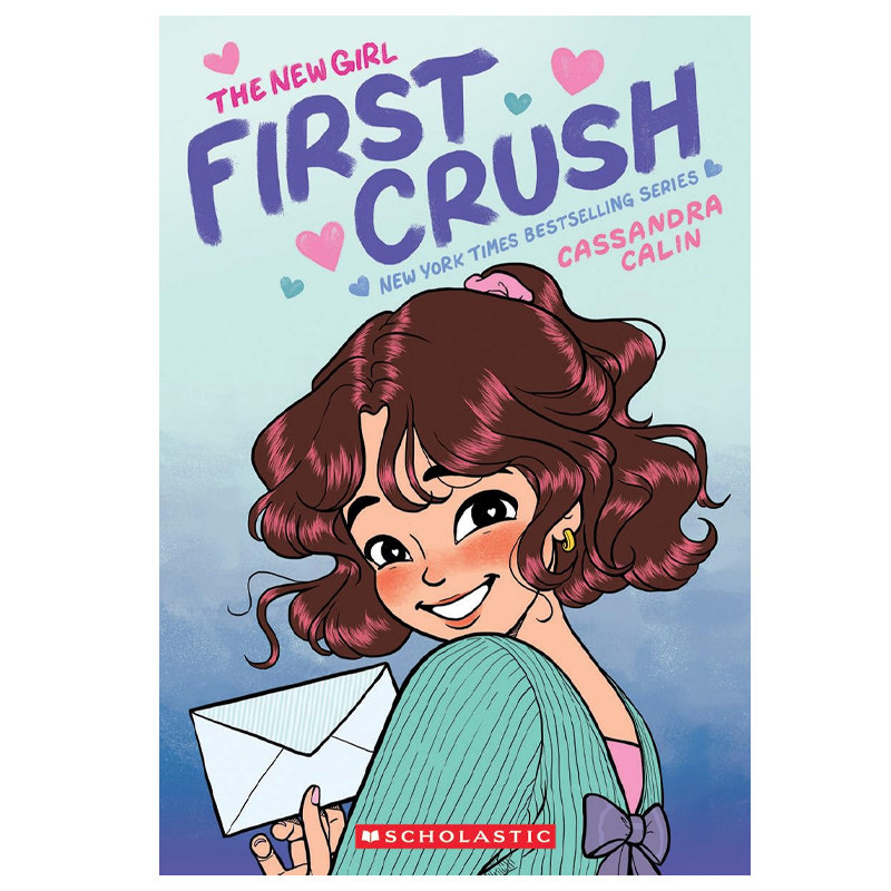 预售 英文原版 The New Girl: First Crush: A Graphic Novel 新女孩 第2本 插画师 Cassandra Calin 全彩漫画绘本 课外英文读物