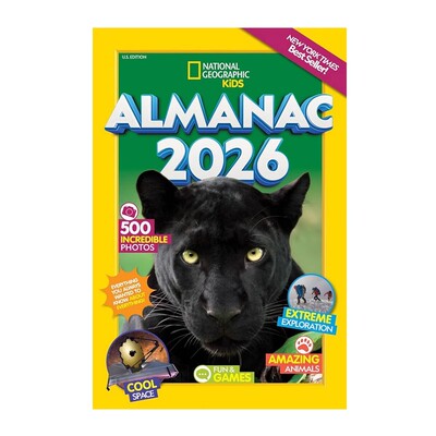 英文原版 美国国家地理 National Geographic Kids Almanac 2026 国家地理儿童年鉴 2026 百科大全