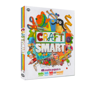 Bind 手工作品指导书 Craft 少儿艺术启蒙 心灵手巧 Smart 包含12个原创主题 英文原版 大开本精装