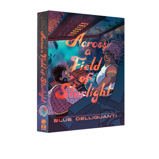 英文原版 Across A Field Of Starlight 穿越星海 全彩漫画绘本图画胡说 科幻冒险图像式小说 青少年课外阅读