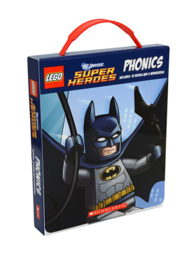 英文原版书  Lego DC Universe Super Heroes Phonics 乐高宇宙超级英雄12册盒装 儿童认知自然拼读绘本