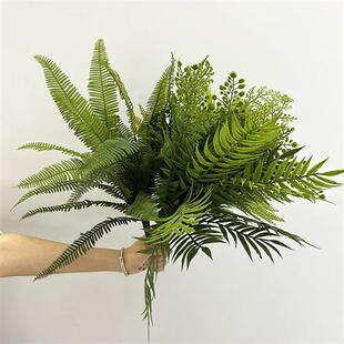高仿真蕨类植物铁线蕨肾蕨狼尾蕨毛蕨波斯草景观造景装饰假花绿植
