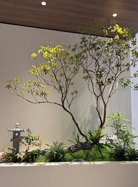 海岛春花仿真绿植装饰