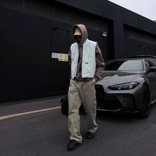 ZOZOFOREST【3307】“双面穿导演马甲”工装帆布保暖复古棉服马甲