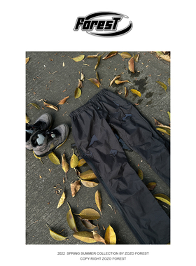 ZOZO FOREST未来之壳机能微喇防水防晒GROETEX网格冲锋裤休闲裤