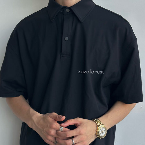 ZOZOFOREST老钱polo衫半袖T恤男