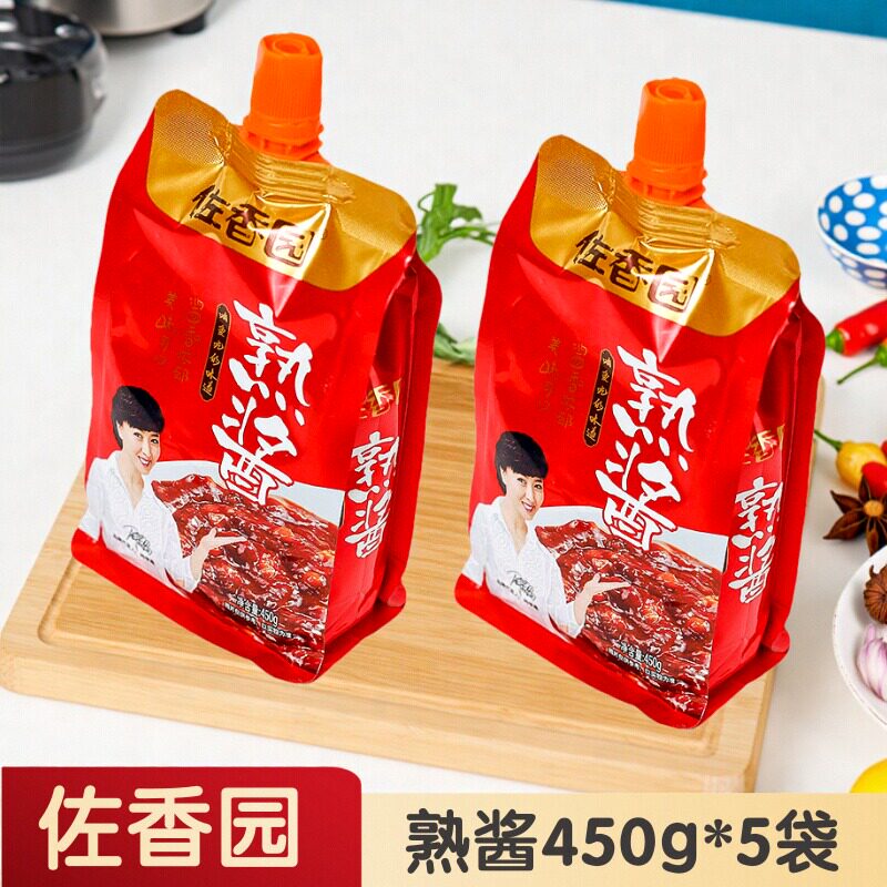 东北大酱熟酱佐香园450g*3黄豆酱家用正宗农家豆瓣酱葱蘸酱鲜辣酱