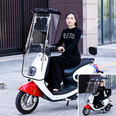 可收缩新款 电动车雨棚电瓶车折叠伸缩遮阳棚摩托车可拆卸遮挡雨篷