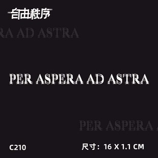 C210-循此苦旅-以达星辰 草本纹身贴女男防水持久不反光ins风贴纸