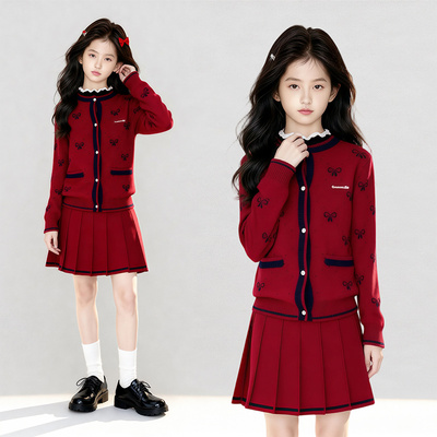 女童秋冬季2025年两件套