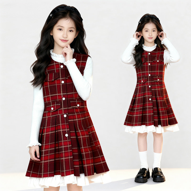 女童秋冬季2025年两件套