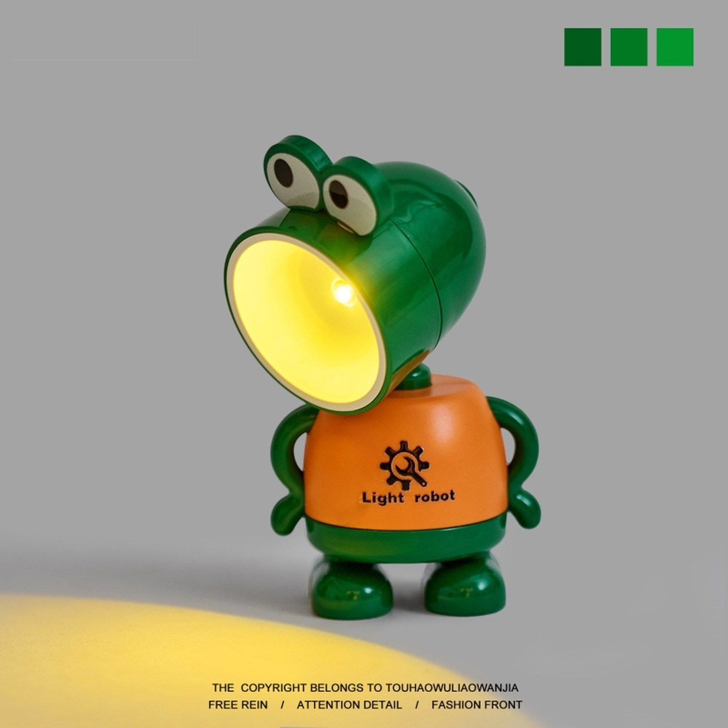 小台灯迷你可爱萌宠青蛙小夜灯卧室迷你摆件装饰可爱玩偶夜灯