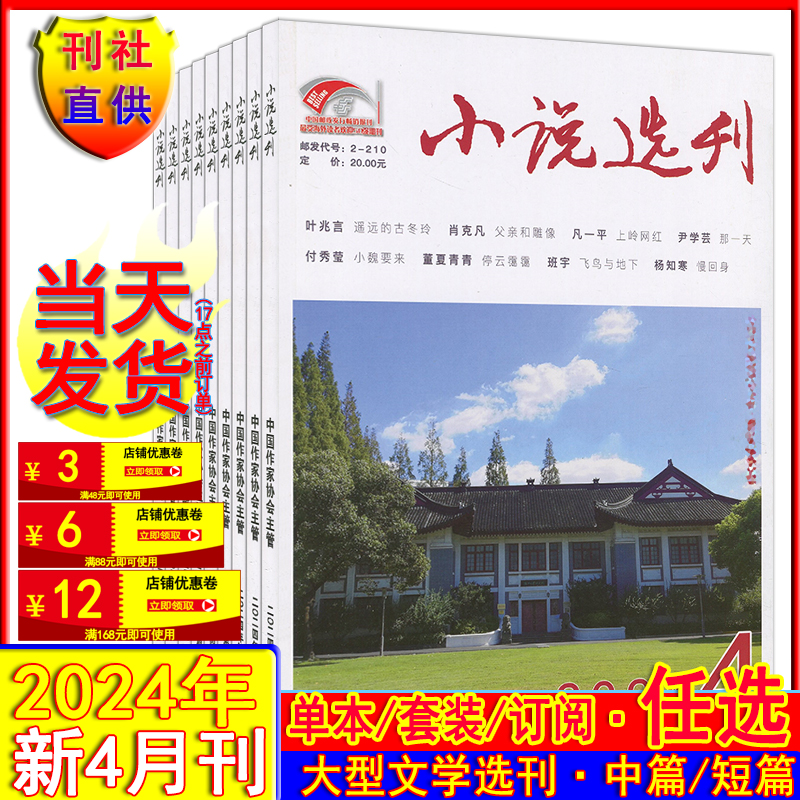 小说选刊杂志2024年4月多期自选