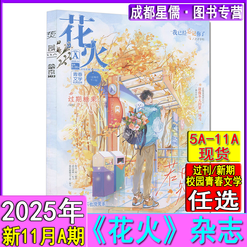 花火杂志2025年11A/10B/10A/9B/9A/8B/8A/7B/7A/6B-5A青春校园古风都市言情短篇小说女生文学打包清仓过刊魅丽花火系列11月上