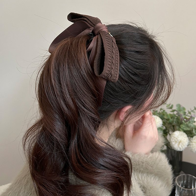 初歌气质简约香蕉夹竖夹发饰包邮