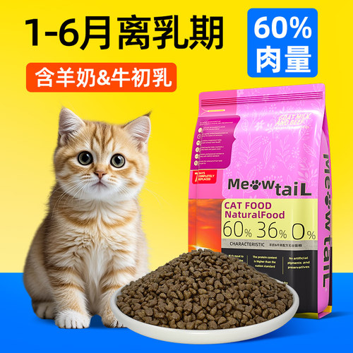 满月幼猫猫粮1到3月英短金渐层