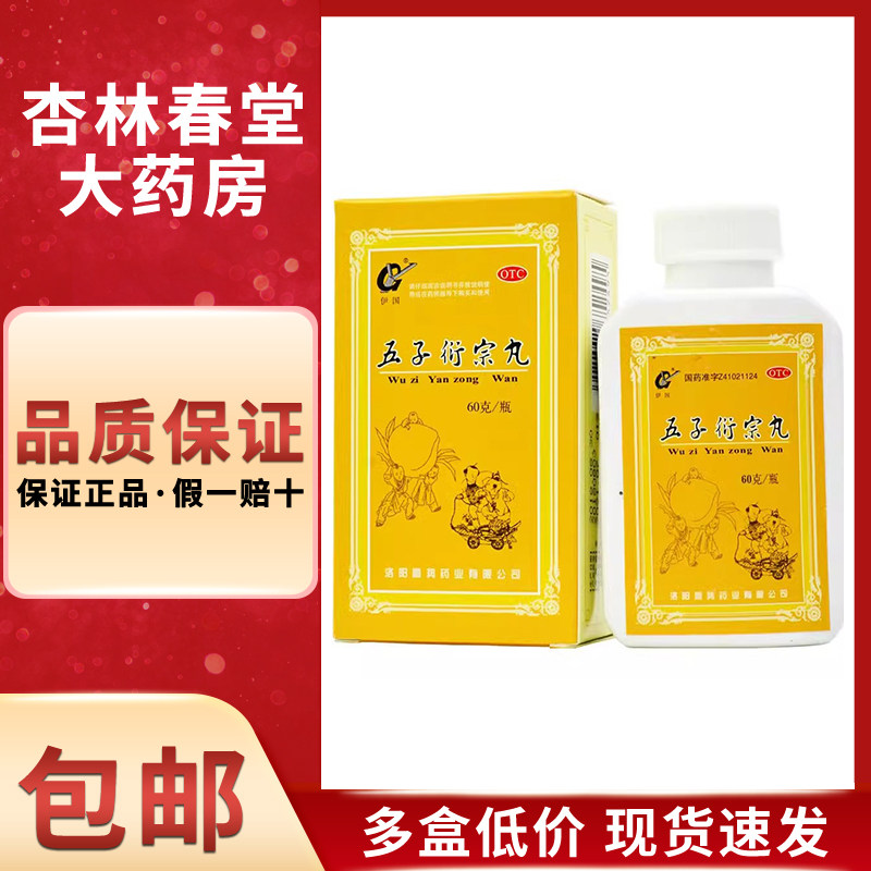 伊国 五子衍宗丸 60g*1瓶/盒阳痿不育遗精早泄腰痛尿后余沥