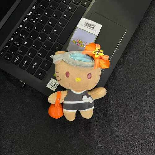 济州岛HelloKitty海岛系列毛绒挂件可爱kt猫公仔钥匙扣包挂饰礼物