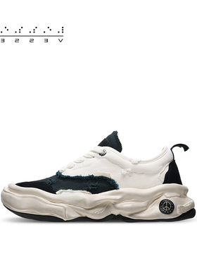 xVESSEL不朽鞋复古做旧帆布鞋女百搭休闲低帮板鞋男