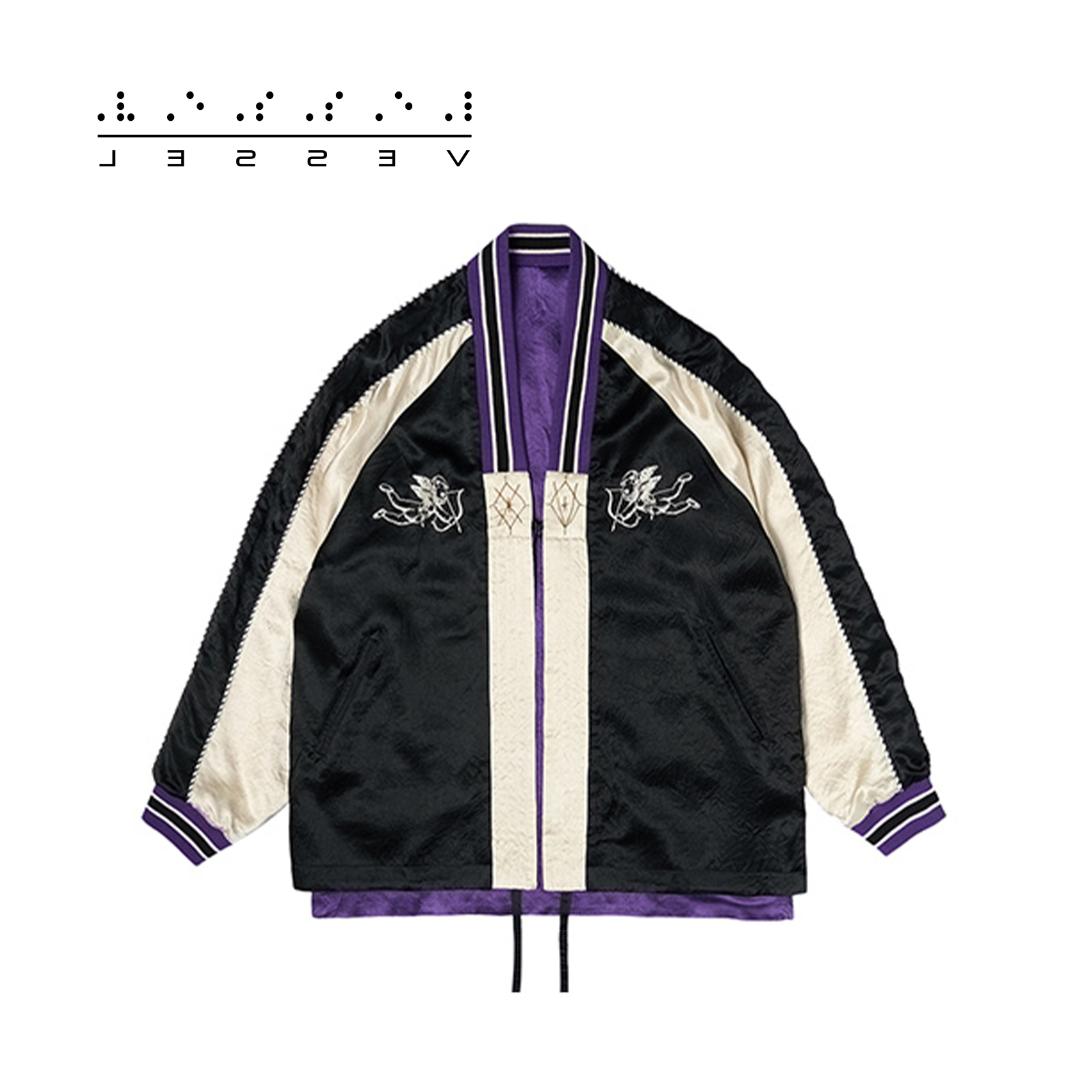 xVESSEL外套宽松型潮流道袍