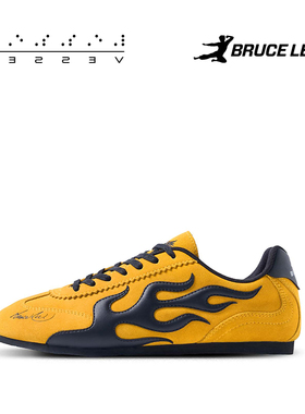 【1/4 18点限时发售】xVESSEL x Bruce Lee联名火焰纹休闲板鞋